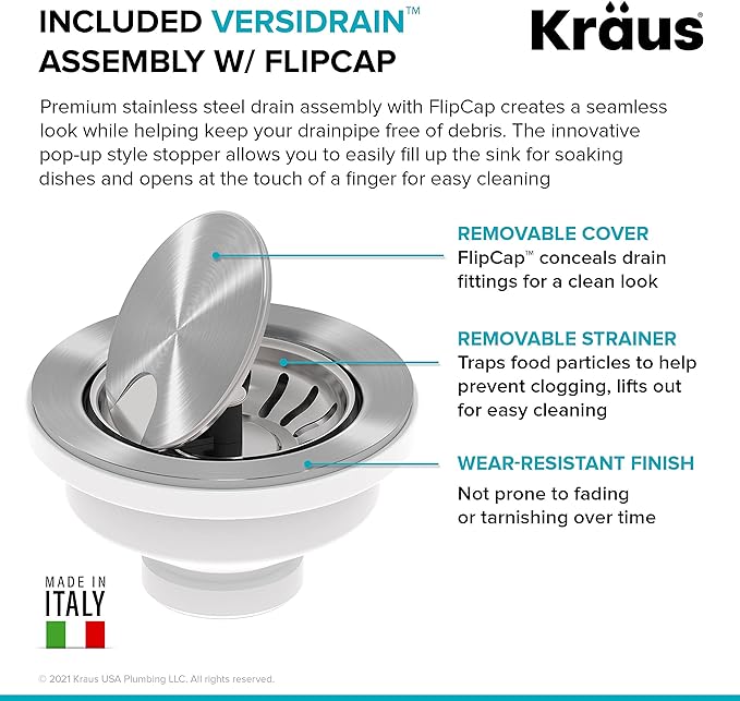 KRAUS Bellucci 32” in. Undermount Workstation Granite Kitchen Sink in Metallic Black with Accessories, KGUW2-33MBL