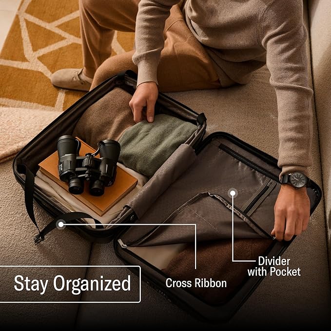 Samsonite Freeform Hardside Carry-On Luggage with Spinner Wheels - Hardshell Suitcase - TSA, Airline-Approved - Expandable Hard Shell, Smooth Rolling Wheels for Lightweight Travel - Merlot