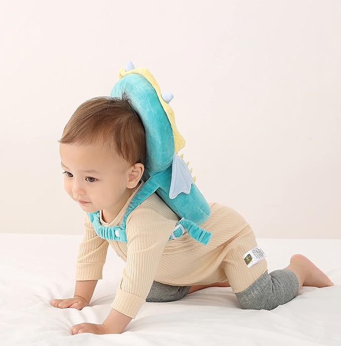 Feidoog Baby Head Protector Cushion Backpack with 3 Knee Pads for Walking & Crawling,Koala