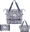 Large Capacity Foldable Travel Bag Expandable Portable Carry on Bag Dry&Wet Separation Sports Duffel Bags