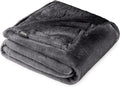 Bare Home Fleece Blanket - Twin/Twin Extra Long - Ultra-Soft Lightweight for Bed, Sofa, and Couch - Luxury Microplush - Cozy Warm Blanket (Twin/Twin XL, Forged Iron Grey)