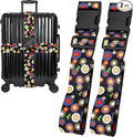 Sunflowers Luggage Straps for Suitcases, Adjustable Luggage Travel Belt to Keep Luggage Security While Travel, Strong Polyester Fabric, Easy-to-Recognize Stylish Design Travel Essentials, 2 Pack