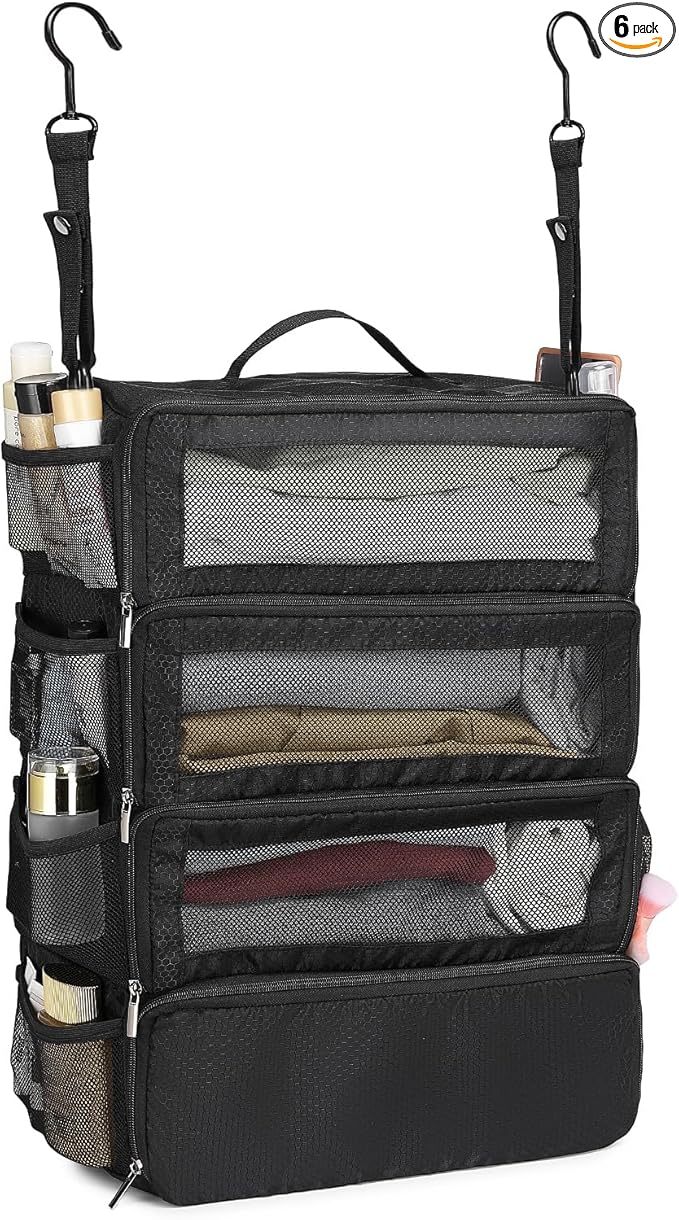 Suitcase Organizer Travel Bags Organizer for Luggage Compression Hanging Packing Cubes for Travel Carry on Closet (Bag Only)