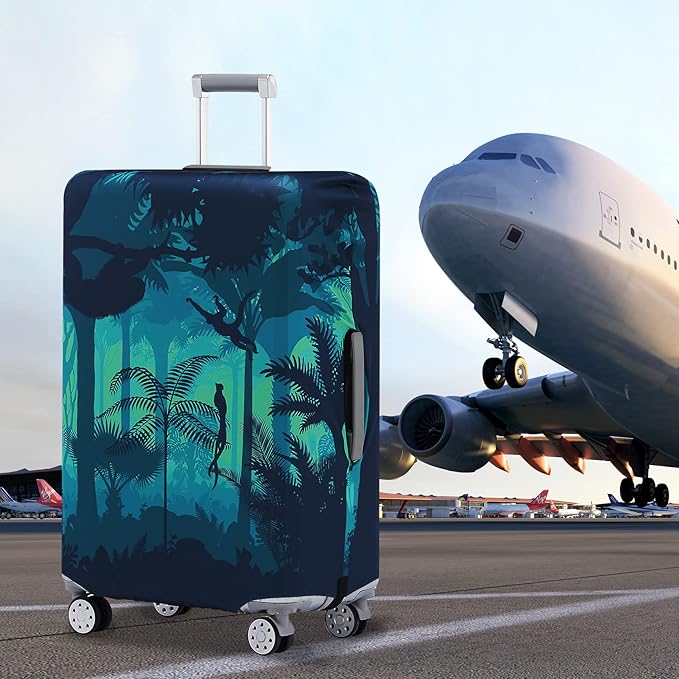 Travelkin Luggage Cover Washable Suitcase Cover Suitcase Protector Anti-scratch Suitcase cover Fits 18-32 Inch Luggage(L for 26-28 Inch Luggage)