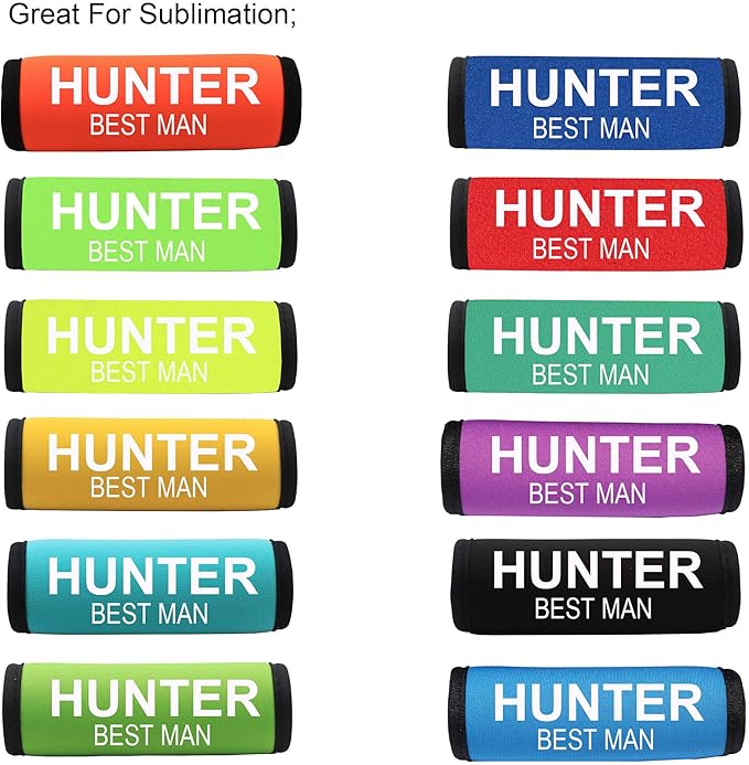 Travel Tags for Luggage-Suitcase Tags Identifiers Peronalized Luggage Tags Neoprene Luggage Handle Wrap Travel Essentials for Flying/Airplane/Airport