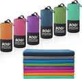 BOGI Microfiber Travel Sports Towel-Quick Dry Towel, Soft Lightweight Microfiber Camping Towel Absorbent Compact Travel Towel for Camping Gym Beach Yoga Swimming Backpacking (S:16''x32'',2Pcs-Purple)