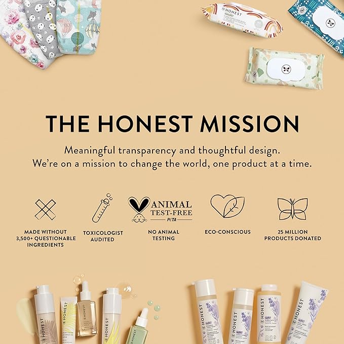 The Honest Company Silicone-Free Conditioner | Gentle for Baby | Naturally Derived, Tear-free, Hypoallergenic | Fragrance Free Sensitive, 10 fl oz