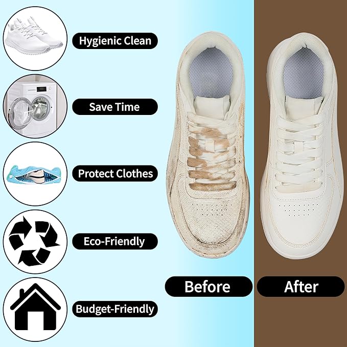 Shoe Washing Bag for Washing Machine, Laundry Shoe Bag for Washer and Dryer, Reusable Shoe Bag, Sneaker Washing Machine Bag (Yellow 2pcs)