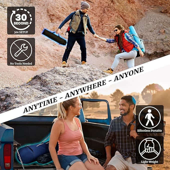 Tranquillo Combo x2 Hammocks with Stand for Outside & Tree Straps, Heavy Duty Hammock with Stand 600lbs for Indoor Outdoor Patio Backyard, x2 Hammocks for 2 Person, Portable Carrying Bags, Peacock