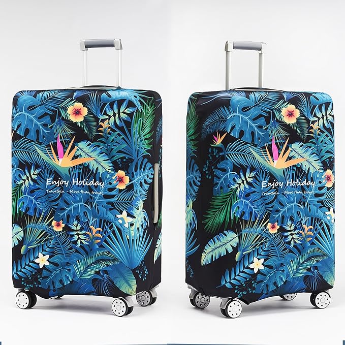Travelkin Luggage Covers For Suitcase Tsa Approved,Suitcase Cover Protector Fit 18-32 Inch Luggage (Paradise, XL)