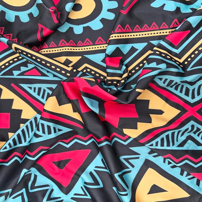 7-Mi Travel Luggage Cover Elastic Sleeve 29"-30" Anti-Scratch Suitcase Protector Cover Size XL, Bohemia