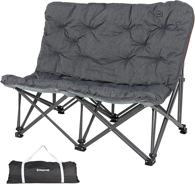 KingCamp Butterfly Chair Oversized XL Saucer Chair for Adults Padded Folding Comfy Camping Chairs for Teens Kids 300lbs Heavy Duty with High Back for Bedroom Living Room Dorm Rooms Outdoor Patio Lawn