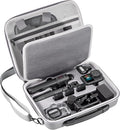 Carrying Case for GoPro Hero 13 12 11 10 9 8 7 Action Camera Hard Organizer Case Carrying Bag Accessories Travel Storage Chest Mount/Media Mod/Volta Protective Housing