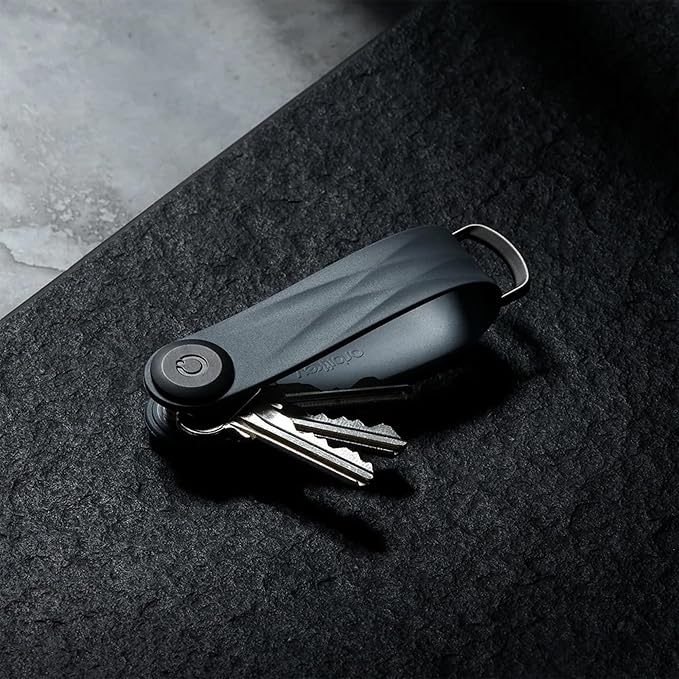 Orbitkey New Active Key Organizer Lite w/updated D-Ring | Weather Resistant, Stainless Steel Locking Mechanism