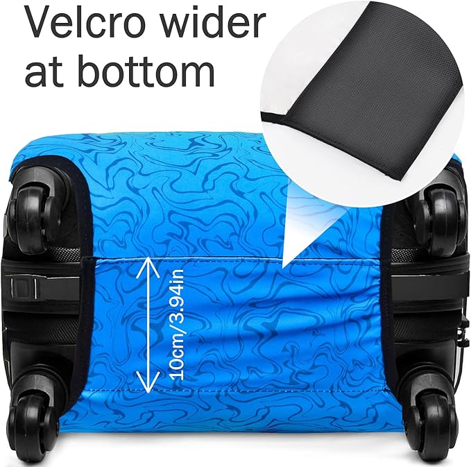 Luggage Cover for Suitcase Elastic Suitcase Cover Protector, Carry On Luggage Sleeve Anti Scratch Travel Essentials Suitcase Cover Fits 27-29