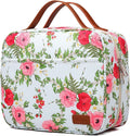 Hanging Travel Toiletry Bag,Large Capacity Cosmetic Travel Toiletry Organizer for Women with 4 Compartments & 1 Sturdy Hook,Perfect for Travel/Daily Use/Christmas