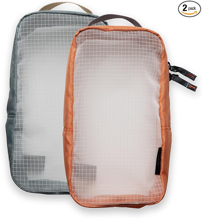 WAYB Pods - Set of 2 | Custom-Sized for Perfect Fit | Modular Organization for Backpacks & Carry Bags | Durable & Breathable Mesh | Easy-Grab Handles