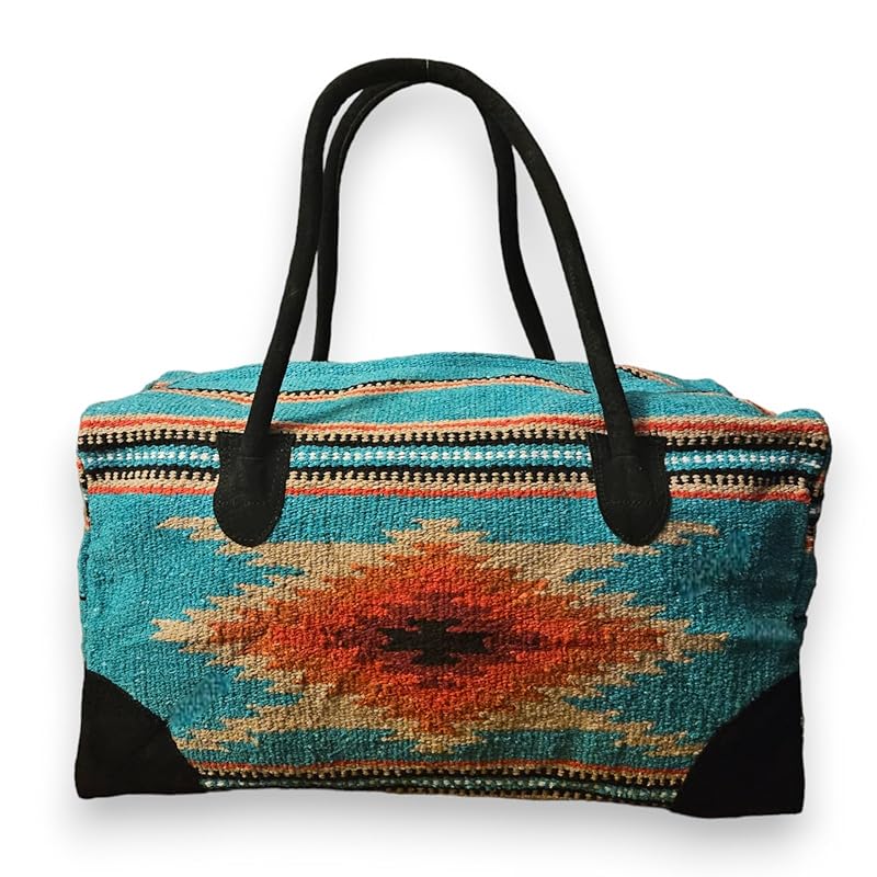 Southwestern Large Weekender Travel Bag Western Duffle Bag Boho Travel Bag (Campos)