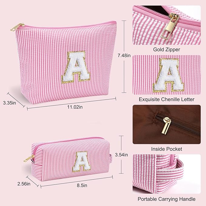 YOOLIFE Teen Girl Gifts Trendy Stuff for Girls | Makeup Bag Christmas Gifts for Girls Cosmetic Bag Touchland Case Stuff for Teen Girls Skincare for Girls 8 9 10 11 12 13 14 15 16 Year Old Girl Gifts S