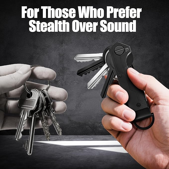 Key Organizer for Men Compact Key Holder Minimalist Key Case Metal Key Chain Key Holder for Keychain Secures 2-5 Keys