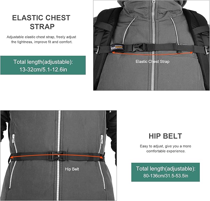 MOUNTAINTOP Hiking Backpack,25L Camping Backpack, Men Women Hiking Daypack Lightweight Travel Backpack for Camping Climbing Skiing Cycling