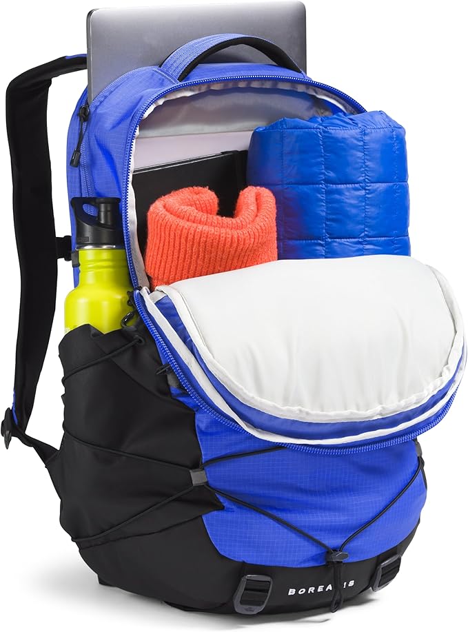The North Face Borealis Commuter Laptop Backpack, Solar Blue/TNF Black, One Size