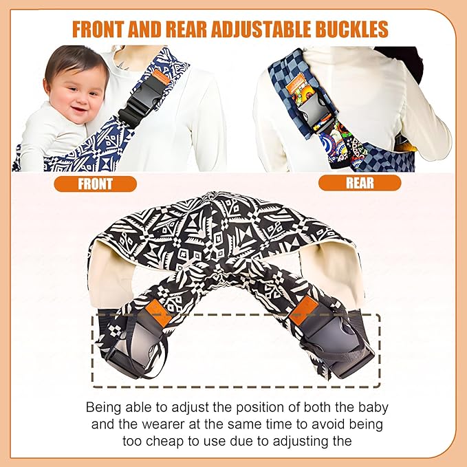 Baby Sling Carrier,Toddler Carrier, 2025 New Baby Sling,Portable and Lightweight Sling,Non-Slip Hip Seat Carrying 10-30lbs(Heart)