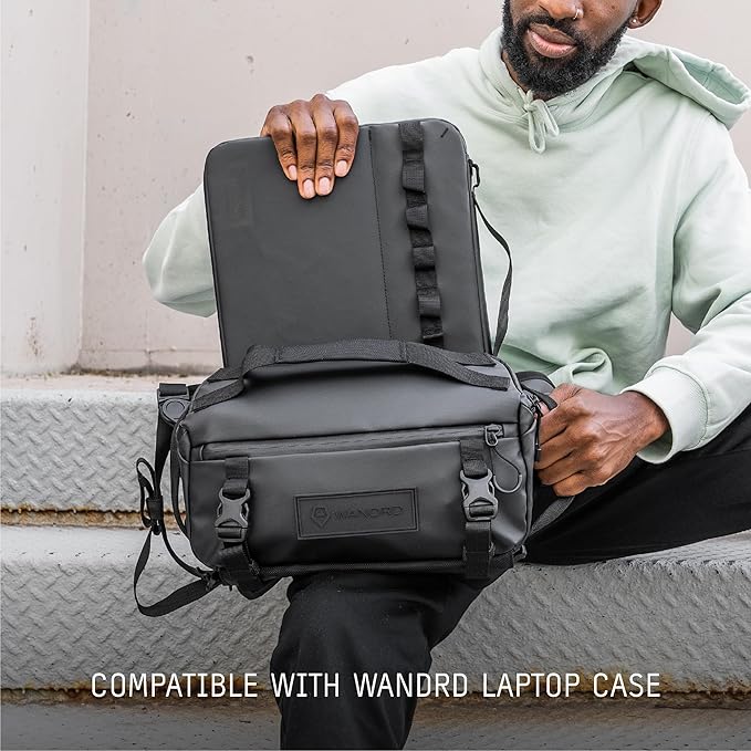 WANDRD ROGUE V1 9L Sling: Compact Camera Sling and Crossbody Bag with Fast Access, 3-Way Carry– Lightweight Everyday Bag Great for Travel, Photography, and Daily Use (Black)