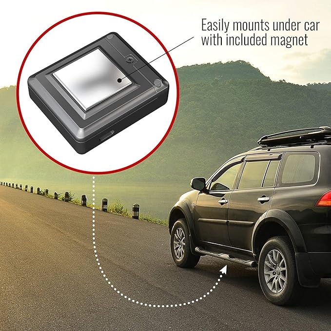 Tracki GPS Tracker for Vehicles, Car, Kids. Subscription Needed. US-Made Tech. 4G LTE GPS Tracking Device. Unlimited Distance, US & Worldwide. Small (Tracker) (Tracker 1 Year Subscription Incl.)