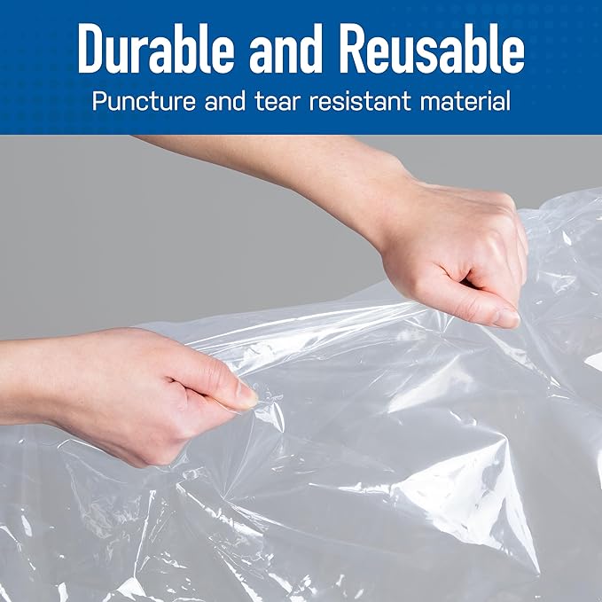 5 Pack Medium Vacuum Storage Bags for Comforters, Blankets & Clothes – Vacuum Sealed Compression Bags with Hand Pump – Space Saver Storage Bags for Bedding, Moving, Travel & Organization