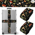 Mushroom Luggage Straps for Suitcases TSA Approved, Luggage Identifiers for Suitcase, Adjustable Suitcase Strap for Baggage Security with Cute Patten, Travel Necessary Accessories (2Pack)