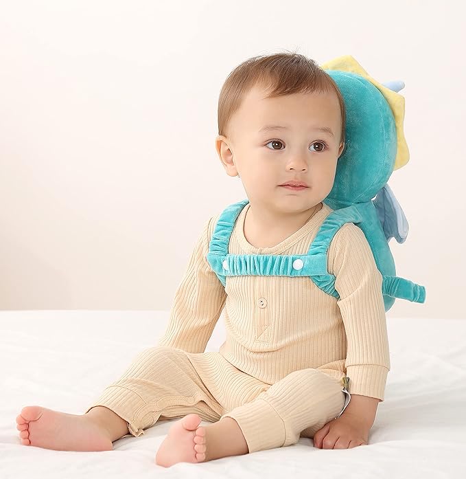 Feidoog Baby Head Protector Cushion Backpack with 3 Knee Pads for Walking & Crawling,Koala