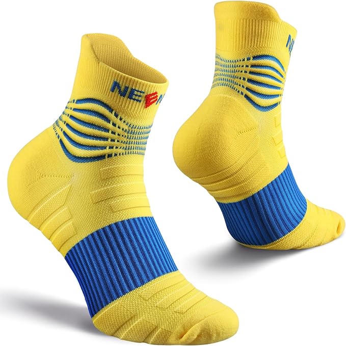 NEENCA Professional Compression Socks, Medical Athletic Ankle Socks for Injury Recovery & Pain Relief, Sports Protection, Circulation —1 Pair, 20-30 mmhg