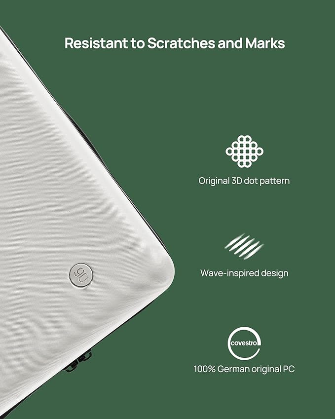 Luggage Sets 2 Piece, Carry On Luggage Airline Approved, Large Checked Trunk Luggage with Smooth Spinner Wheels, Hard Case PC Suitcase Sets, TSA Approved, 20in/29in (Pearl White, Hudson)