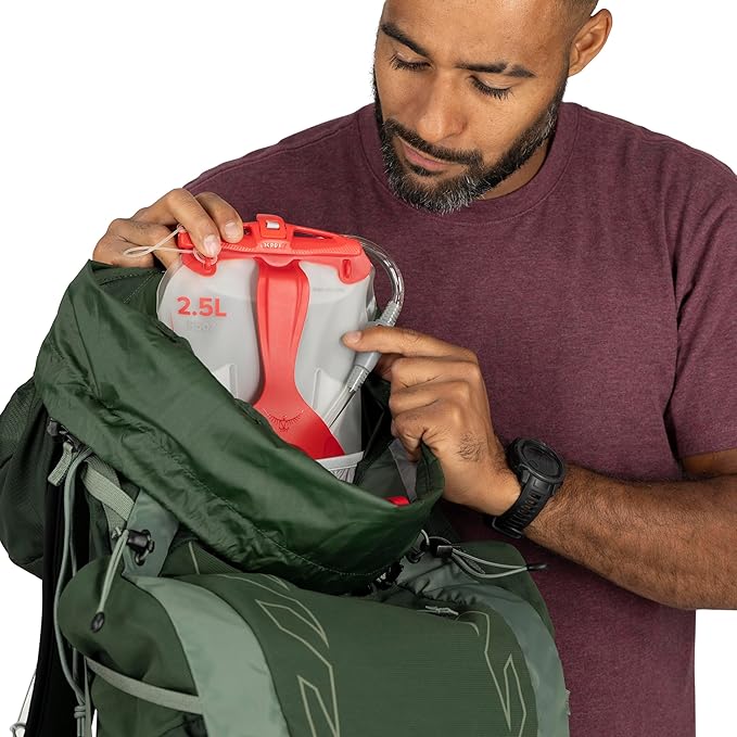 Osprey Talon 33L Men's Lightweight Hiking Backpack with Hipbelt, Phantom Grey/Dark Charcoal