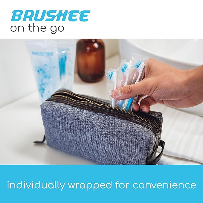 The Evolution of Oral Care | 4-in-1 Tool (Paste + Brush + Floss + Pick) | Individually Wrapped | Disposable | Prepasted Travel Toothbrushes | Small Adult Toothbrush - (48-Pack)