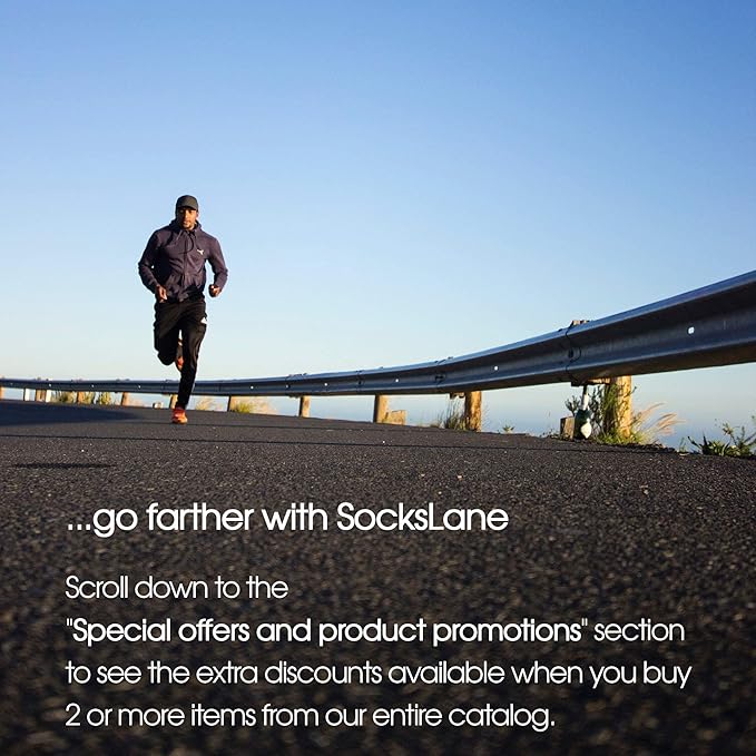 Cotton Compression Socks for Women & Men. 15-20 mmHg Support Knee-High Black X/L