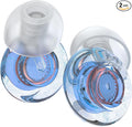 Ear Plugs for Concerts, 2 Pack High Fidelity Ear Plugs, Reusable Silicone Earplugs for Concert, Rave, Work, Musicians, 5 Pair Ear Tips in S/M/L, 18-25 dB Concert Ear Plugs for Noise Cancelling(Blue)