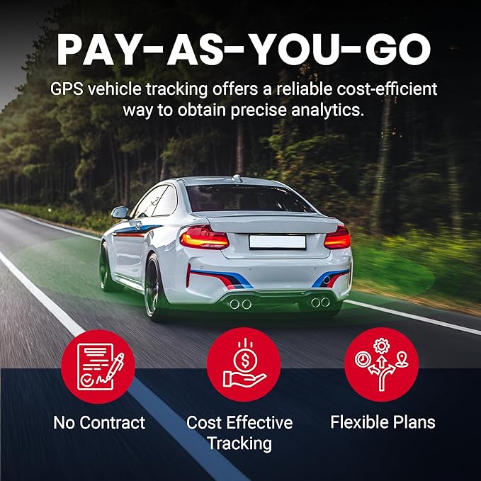 Truview TV500 OBD II, 4G GPS Tracker with Global SIM - Real-Time & Reliable Vehicle Tracking Device for Cars, Vans & Fleets - Plug & Play, Mobile App, 24/7 Support - No Contract Required
