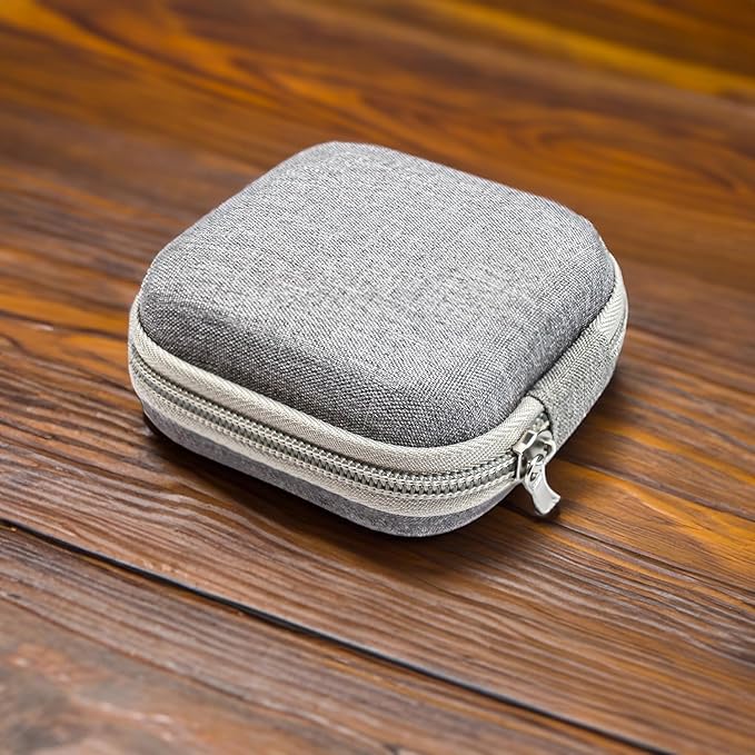 Multi-Functional Eye Drops, Medicine & Travel Accessories Organizer - Hardshell EVA Compact Carry Case - Loops & Mesh Pocket for Daily Pills, Charging Cables & Batteries by Clinical Experts