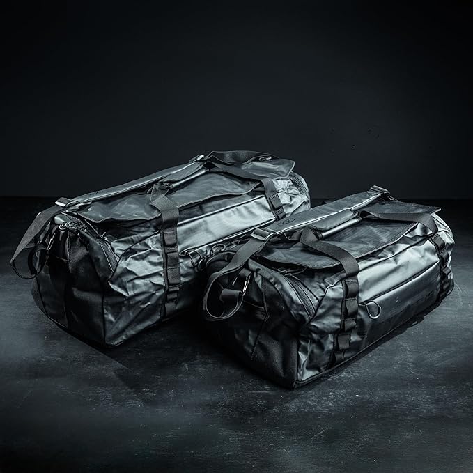 Eberlestock Hyllus Duffel Bag for Men - Durable, Water-Resistant, Small Men's Duffle Bag with Zipper Pockets, Ideal for Travel & Gym, Tactical Gear Bag, Hunting, Fishing, Camping - Dry Earth, 45L