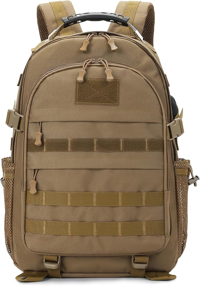 HUNTVP Military Tactical Backpack 40L Large Army 3 Day Assault Pack Molle Bag Backpacks WR Hunting Rucksack Assault Pack