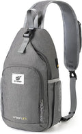 SKYSPER Sling Bag RFID Crossbody Sling Backpack Cross Body Shoulder Bag Travel Hiking Daypack for Women Men
