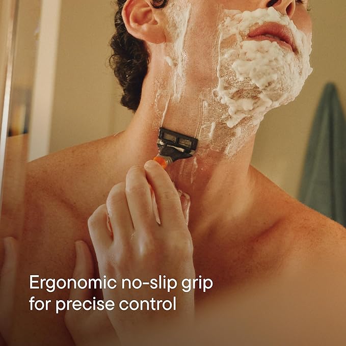 Harry's Shaving Kit for Men - Razor Handle and 3 Razor Blade Refill Cartridges - Sage
