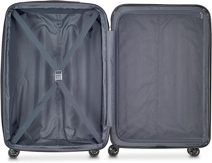 DELSEY PARIS Helium Aero Hardside Expandable Luggage with Spinner Wheels, Brick Red, 2-Piece Set (19/24)