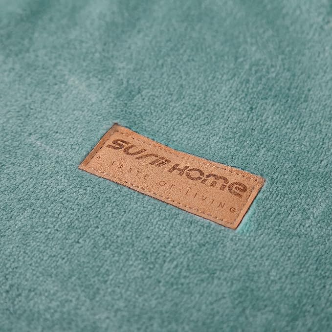 Surii Home Luxury Microfiber Flannel Blanket, Super Soft, Warm, Cozy, Fluffy, and Breathable, Perfect Throws for Bed, Couch, Sofa, for All Season Use. 350GSM Twin Size 60x80 Inches(Turquoise Blue)