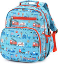 mibasies Toddler Backpack for Boys 2-4: Cute Kids Backpacks Boys - Preschool Kindergarten Backpack - Car