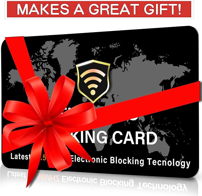 SaiTech IT 2 Pack RFID Blocking Card NFC Contactless Debit/Credit Card ATM Passport Protector ideal for Men & women slim with World map design perfectly fit in wallet(Black), White