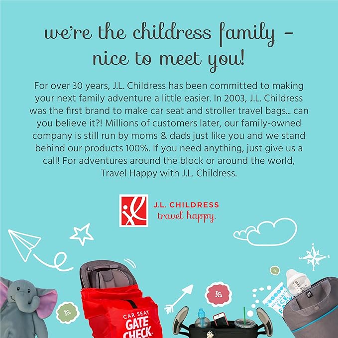 J.L. Childress Padded Compact Stroller Travel Bag