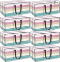 Clear Storage Bags with Zipper, 2 Pack Large Moving Bags Heavy Duty Extra Large, Plastic Storage Totes for Clothes, College dorm Packing Bag with Strong Handles
